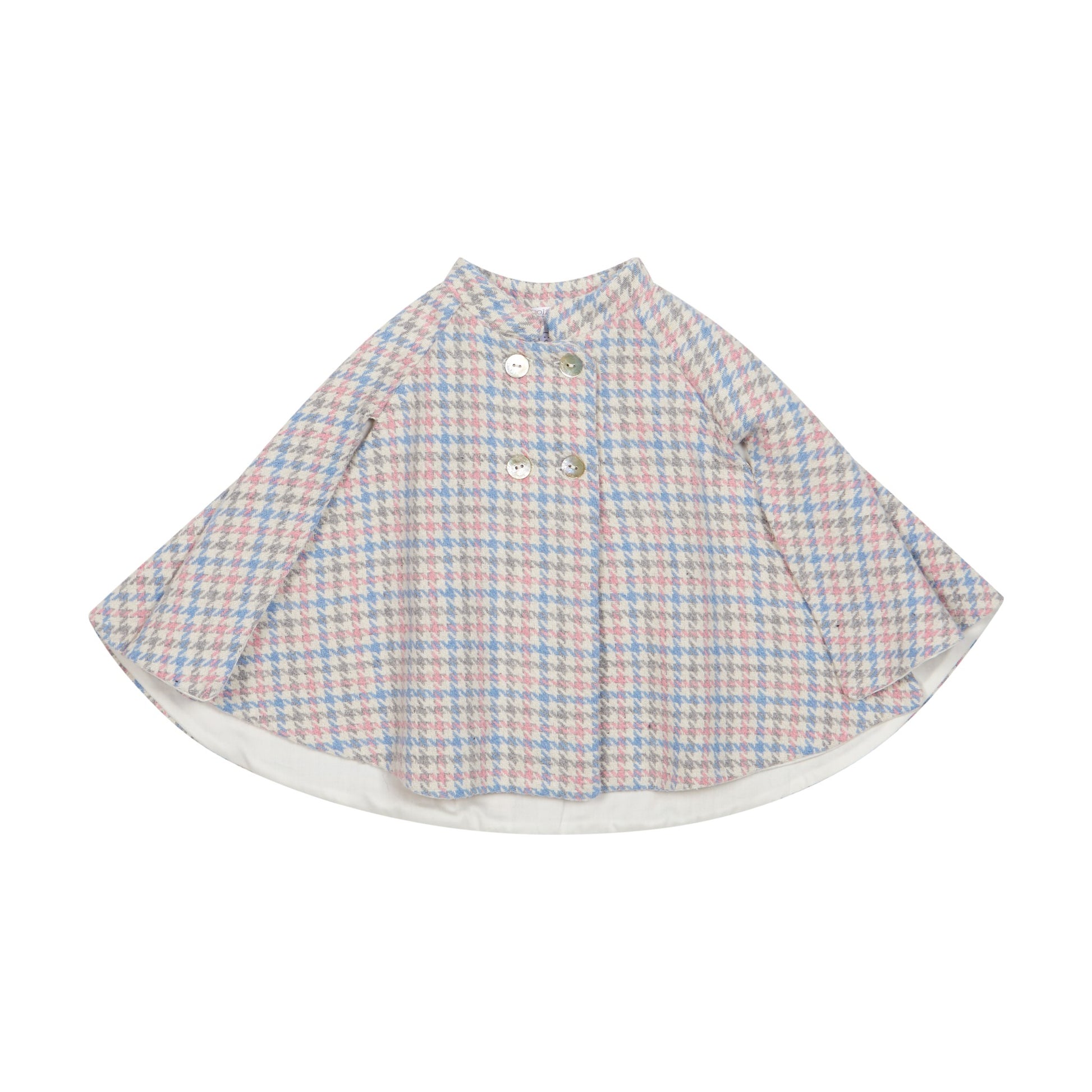 Deolinda Baby Skylar Cape Check DBI26814 – front view