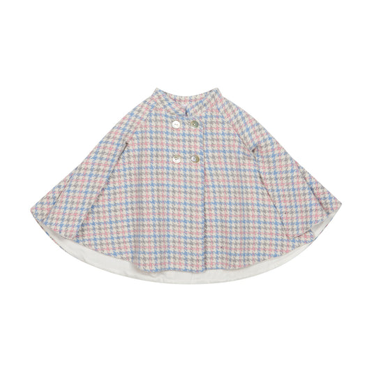 Deolinda Baby Skylar Cape Check DBI26814 – front view