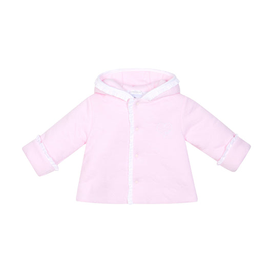 Deolinda Girls Lovely Jacket Baby Pink DBI26819 – front view