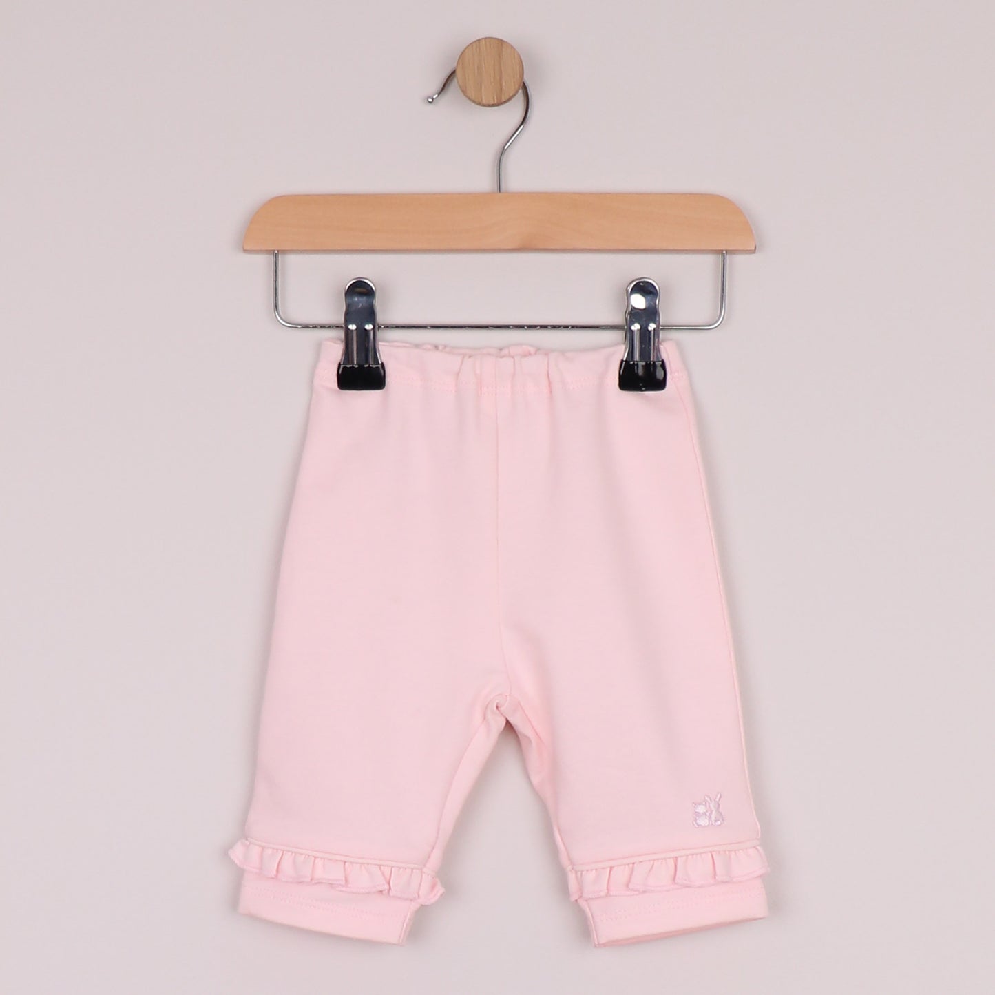 Emile et Rose Girls Macey 2 Piece with Embroidered Inset Panel To Top & Trousers Pale Pink 6524PP – additional d