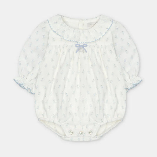 Martin Aranda Boys Caravia Woven Short Romper Dusty Blue 001-20323