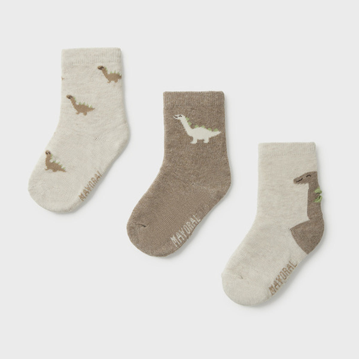 Mayoral Patterned Socks Set H. Truffle 10248 – front