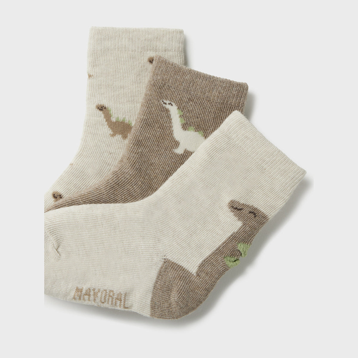 Mayoral Patterned Socks Set H. Truffle 10248 – back