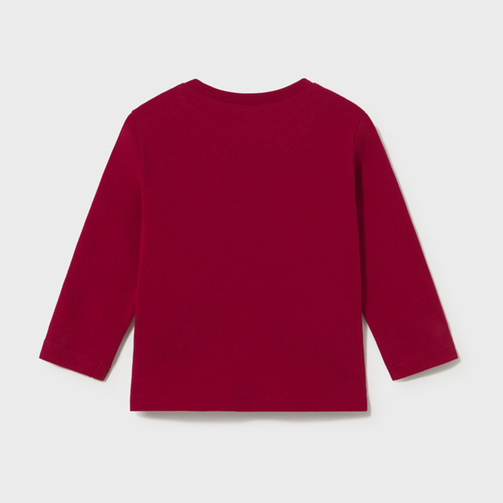 Mayoral L/s Basic T-Shirt Red 108 – back