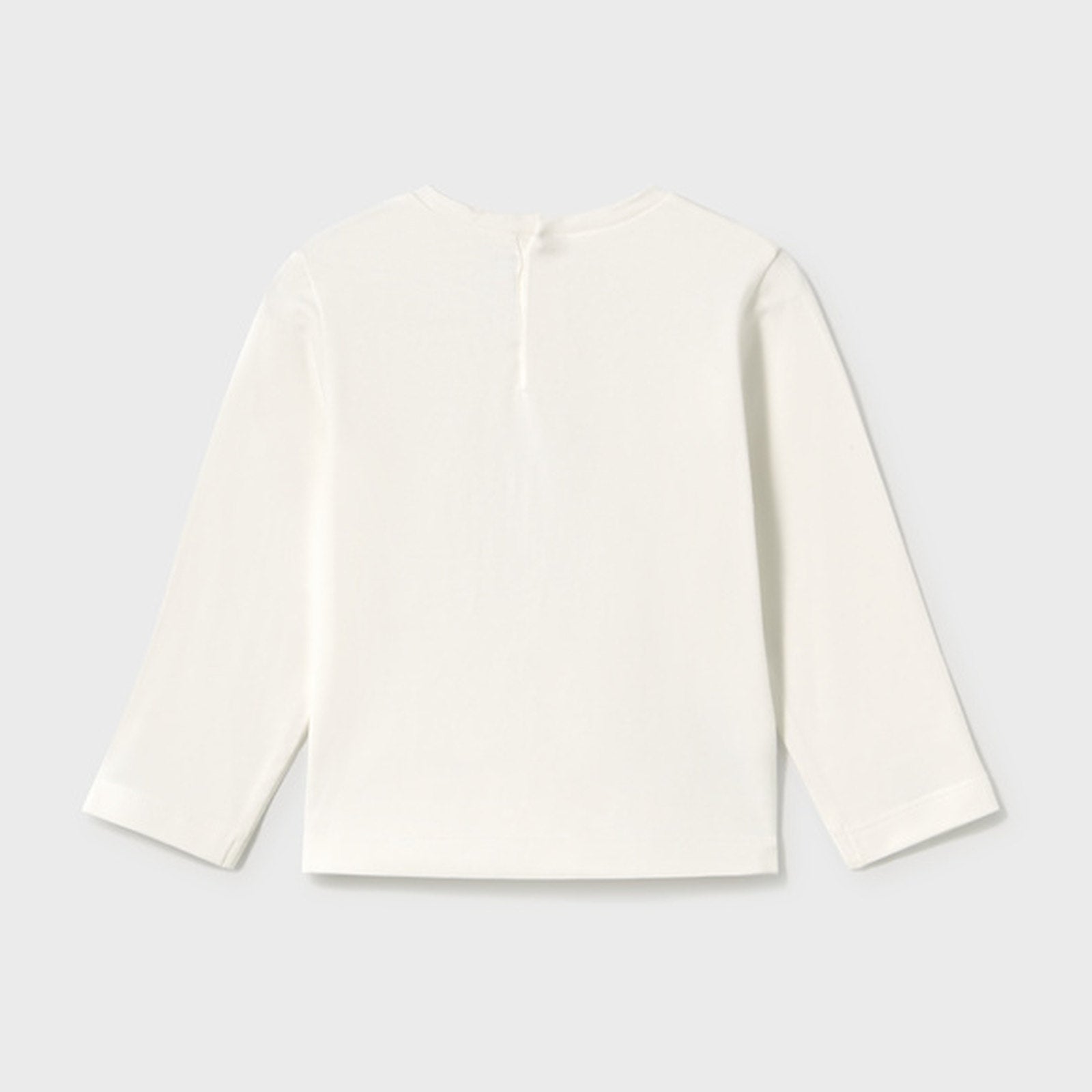 Mayoral L/s Basic T-Shirt Natural 116 – back