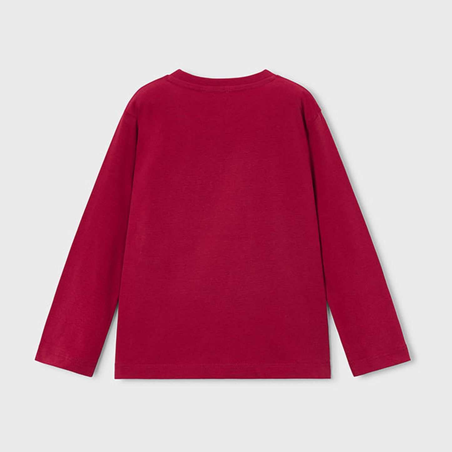 Mayoral L/s Basic T-Shirt Red 173 – back