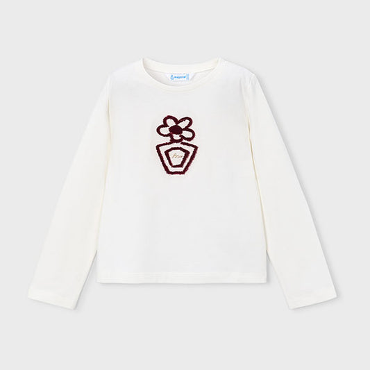 Mayoral L/s Basic T-Shirt Natural 178 – front