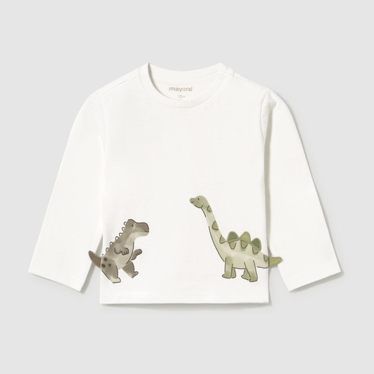 Mayoral L/s T-Shirt Play Print Cream 2004 – front