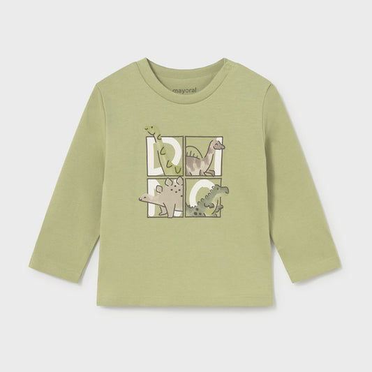 Mayoral L/s T-Shirt Dinos Oregano 2006 – front