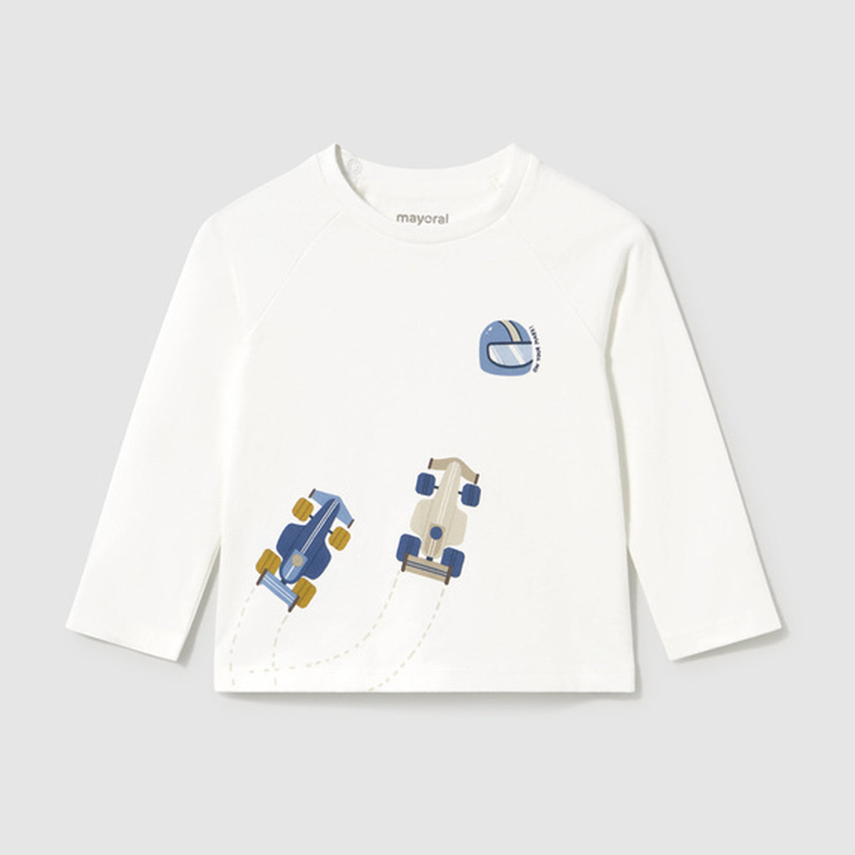 Mayoral L/s T-Shirt Racing Cream 2007 – front