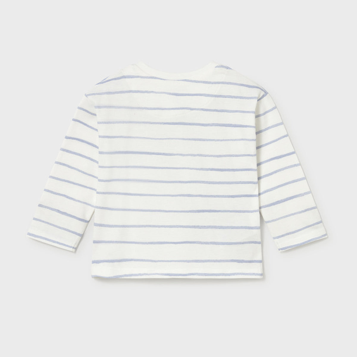 Mayoral L/s T-Shirt Stripes And Print Sky Blue 2011 – back