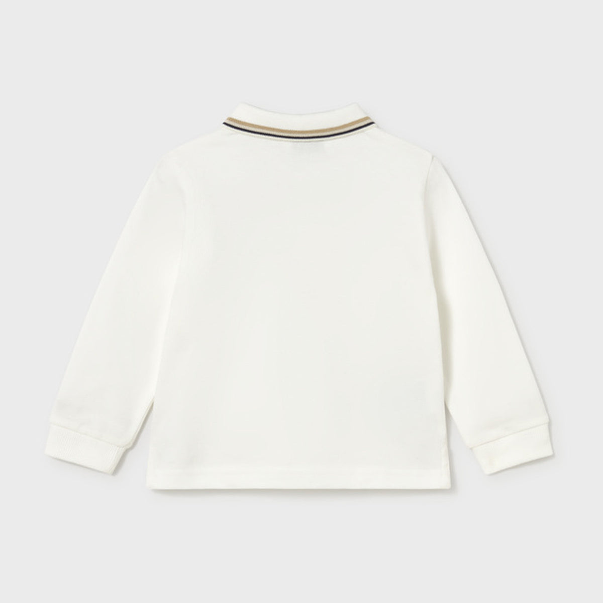 Mayoral L/s Smooth Detail Polo Cream 2105 – back