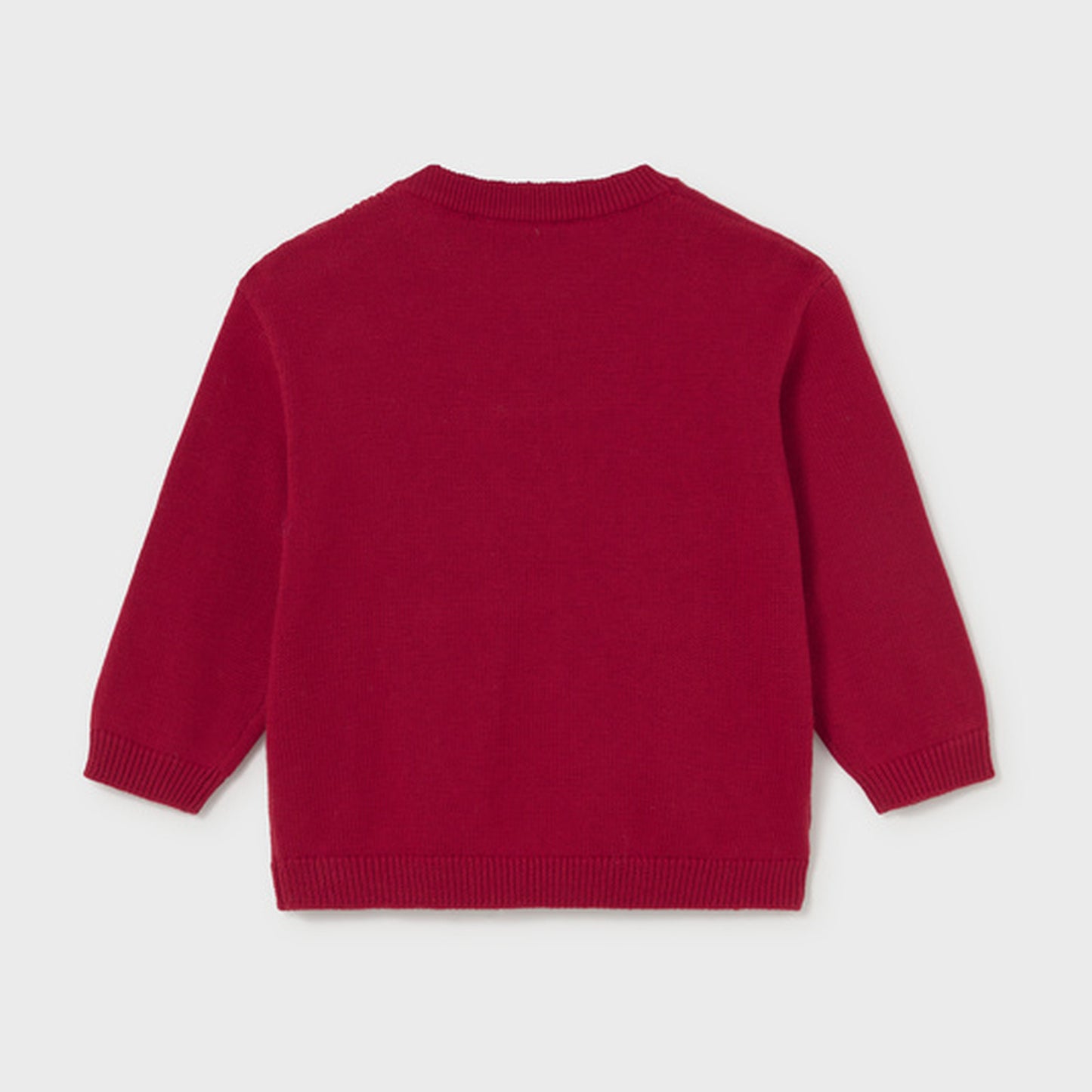 Mayoral Character Intarsia Sweater Red 2377 – back