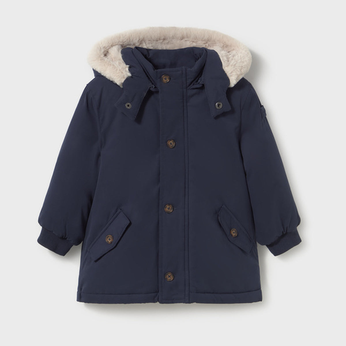 Mayoral Parka Coat Blue 2425 – front