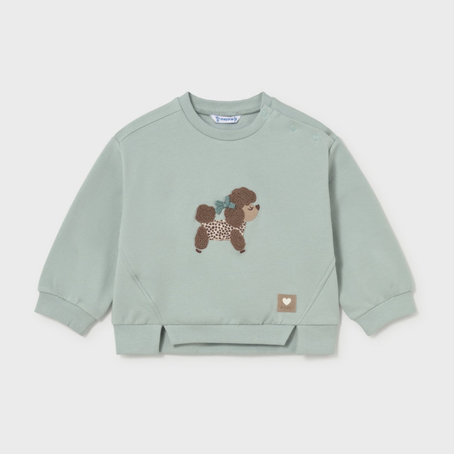 Mayoral Fleece Pullover Anise 2433 – front