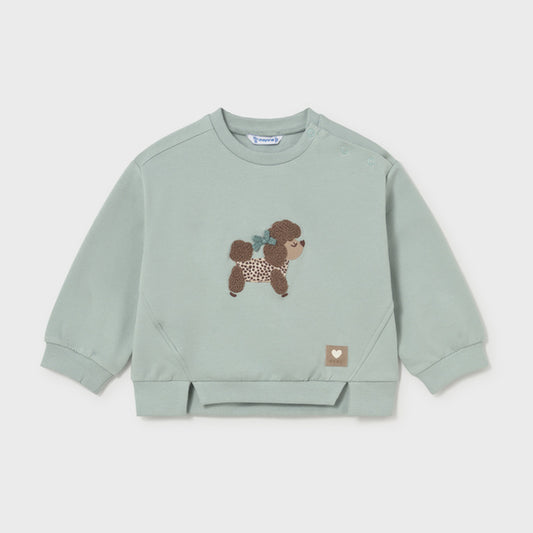 Mayoral Fleece Pullover Anise 2433 – front