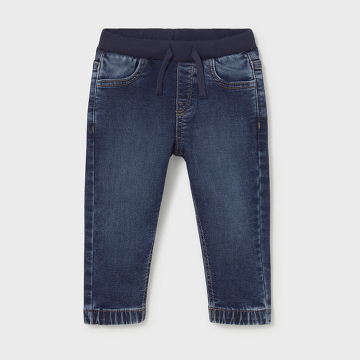 Mayoral Soft Denim Jogger Pants Dark 2543 – front