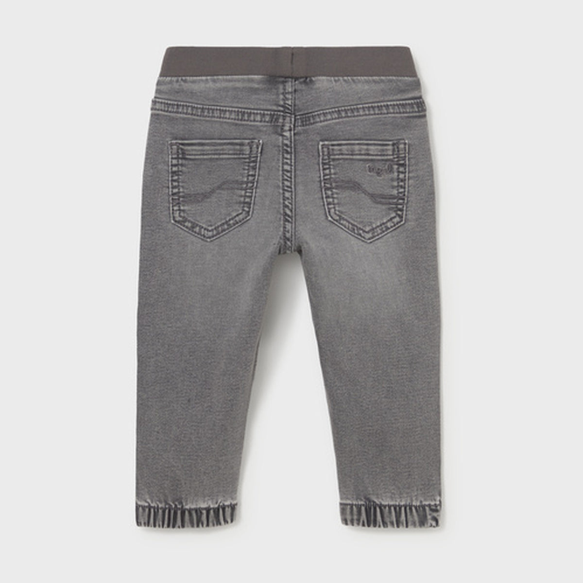Mayoral Soft Denim Jogger Pants Medium Grey 2543 – back