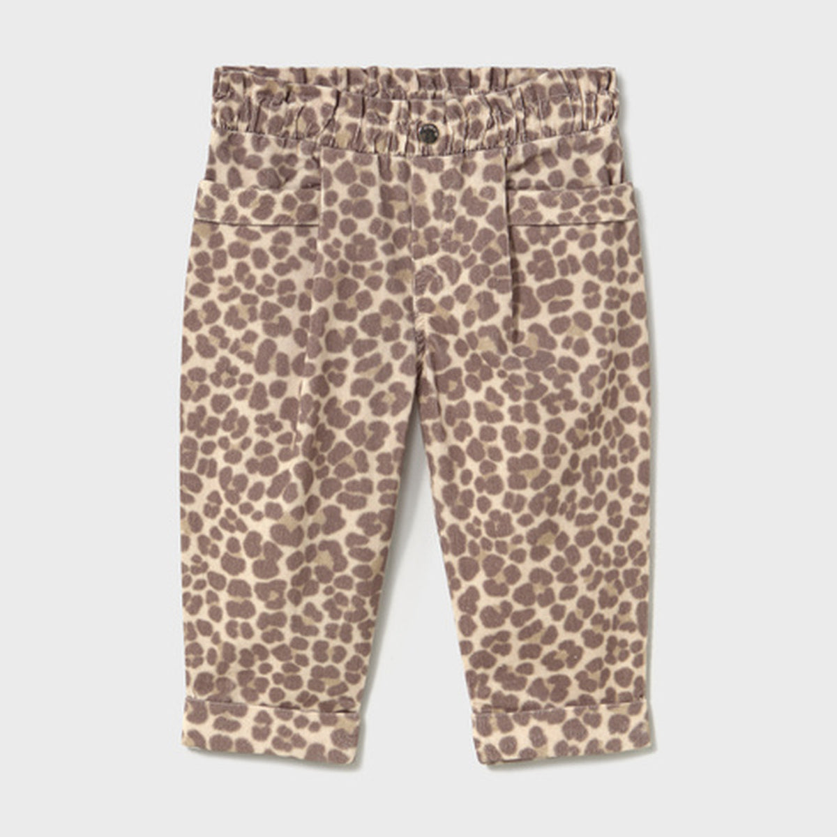 Mayoral Microcord Trousers Walnut 2553 – front