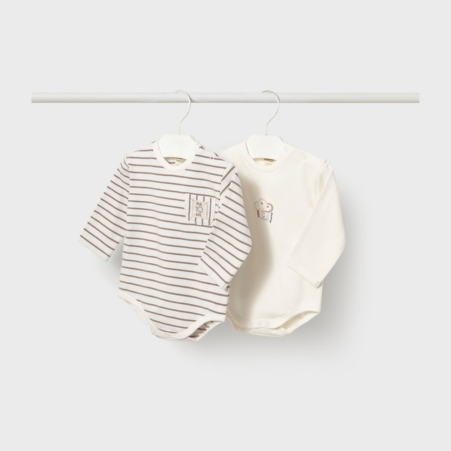 Mayoral Set 2 Bodys Talc 2774 – front