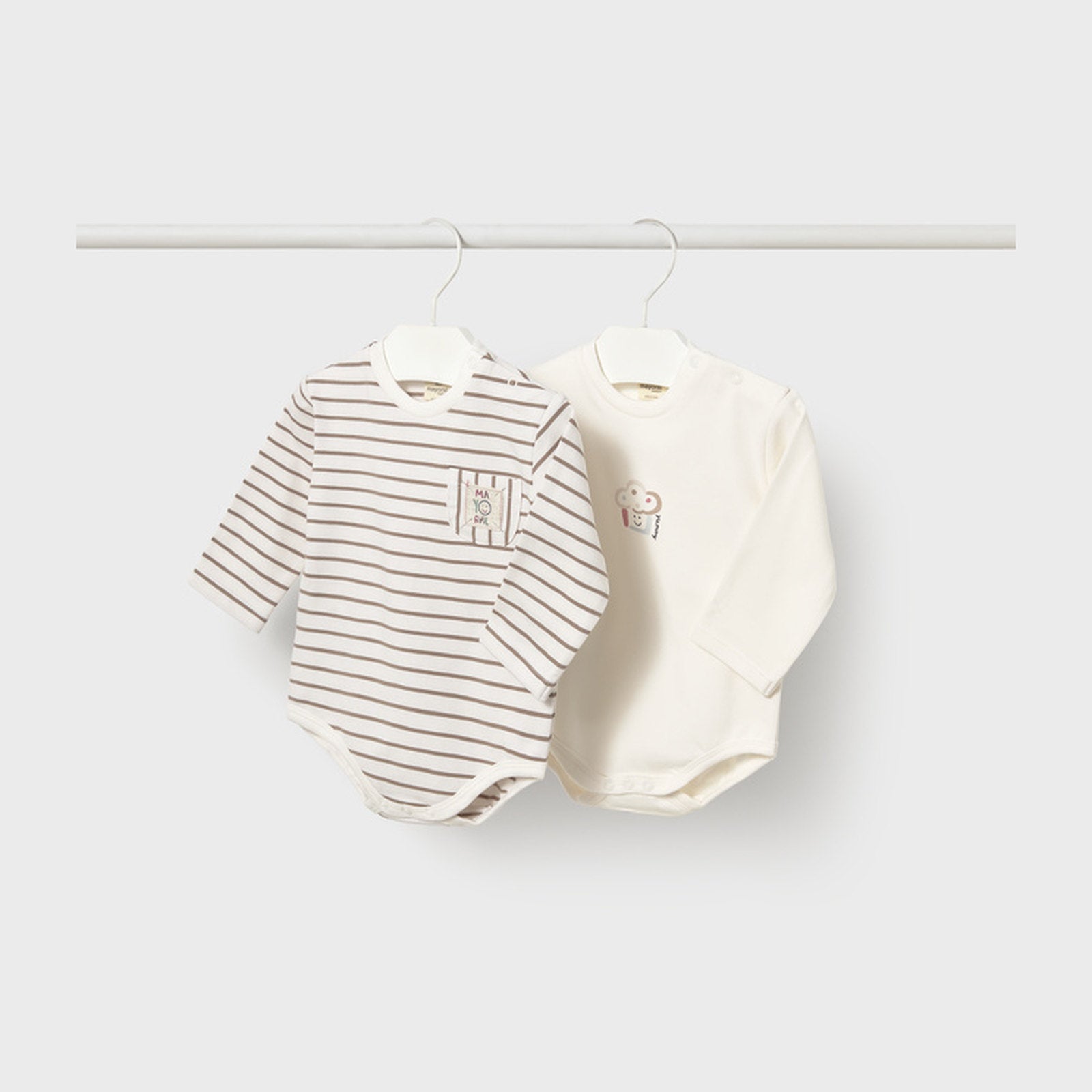 Mayoral Set 2 Bodys Talc 2774 – front