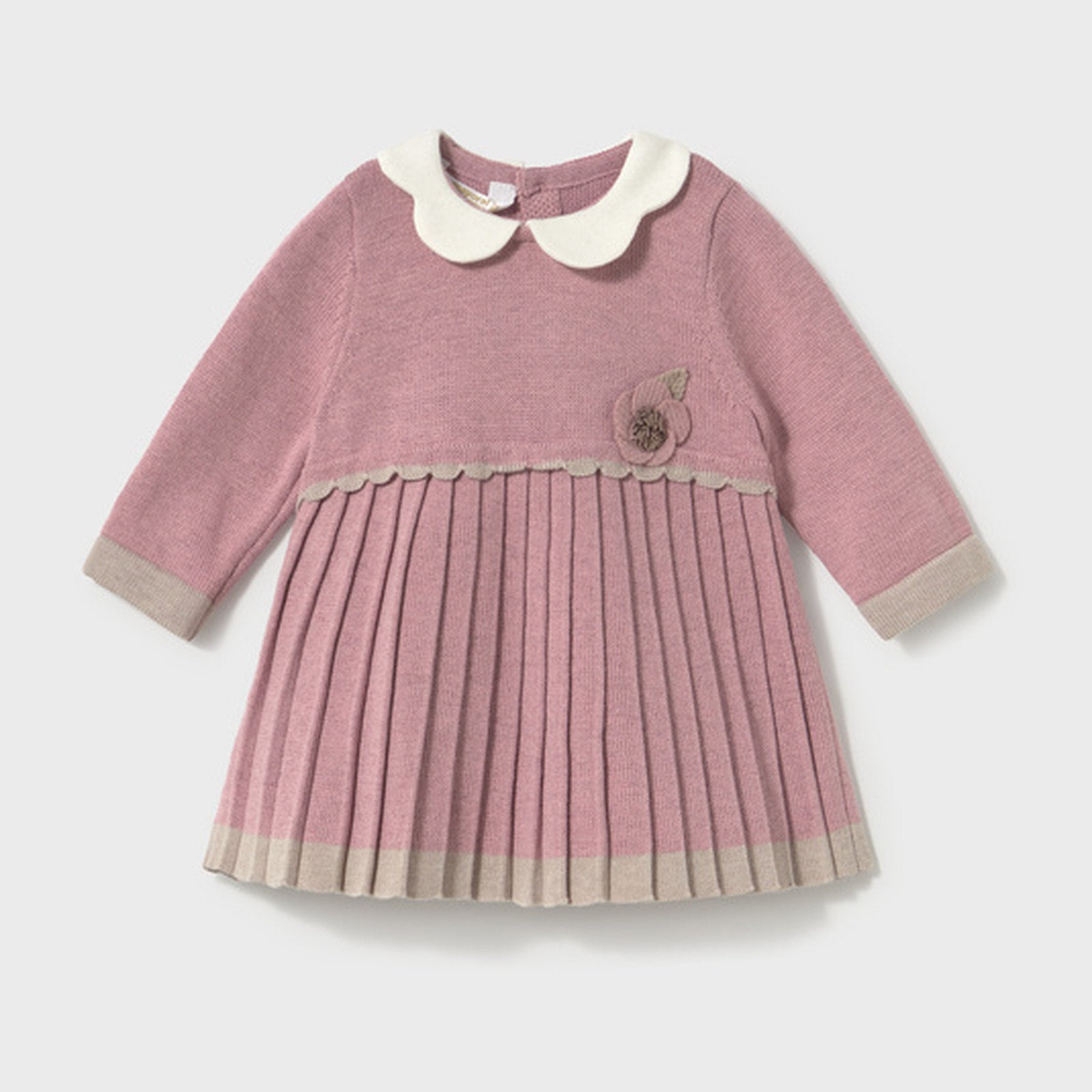 Mayoral Knit Dress Cipria 2815 – front