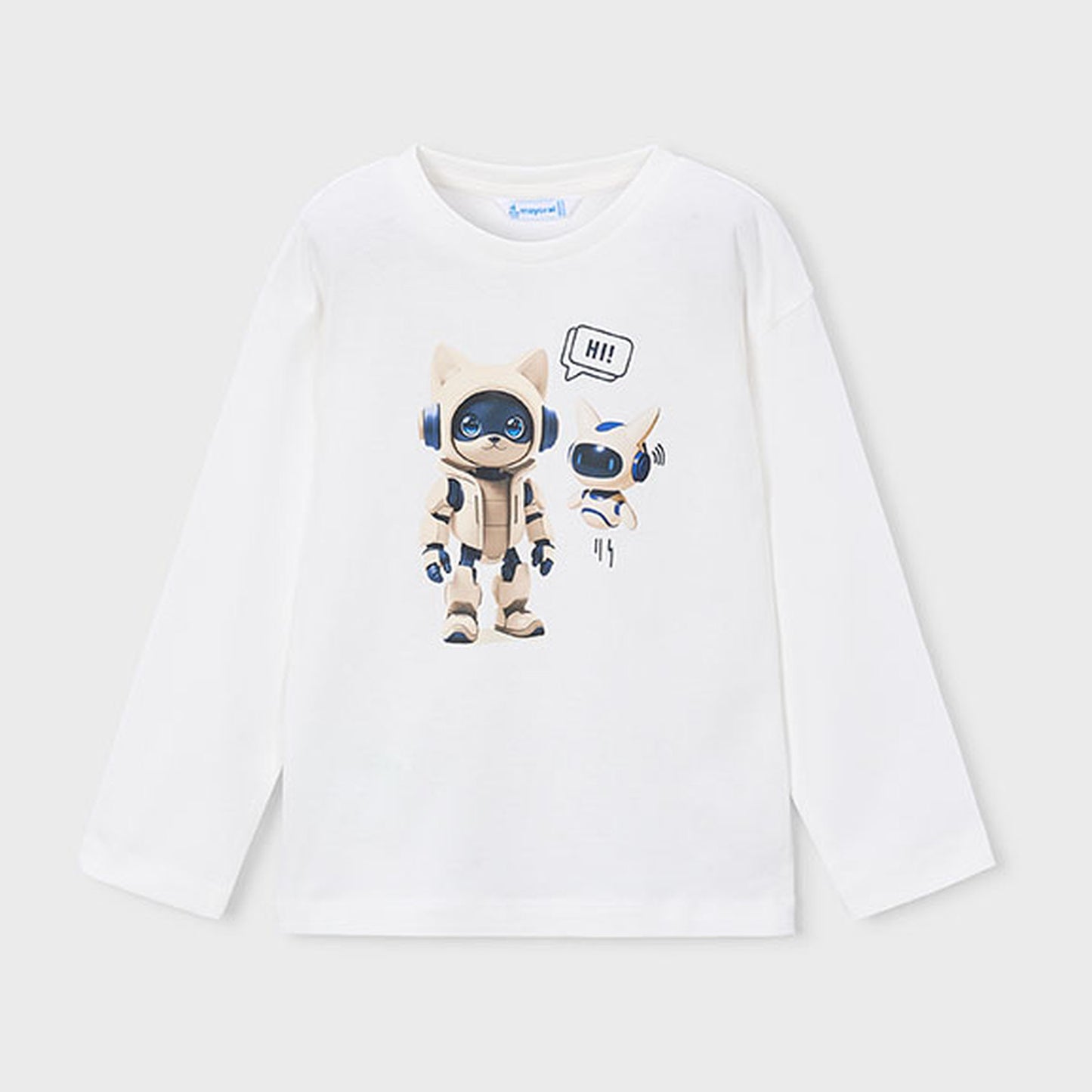 Mayoral L/s Shirt Cream 4014 – front