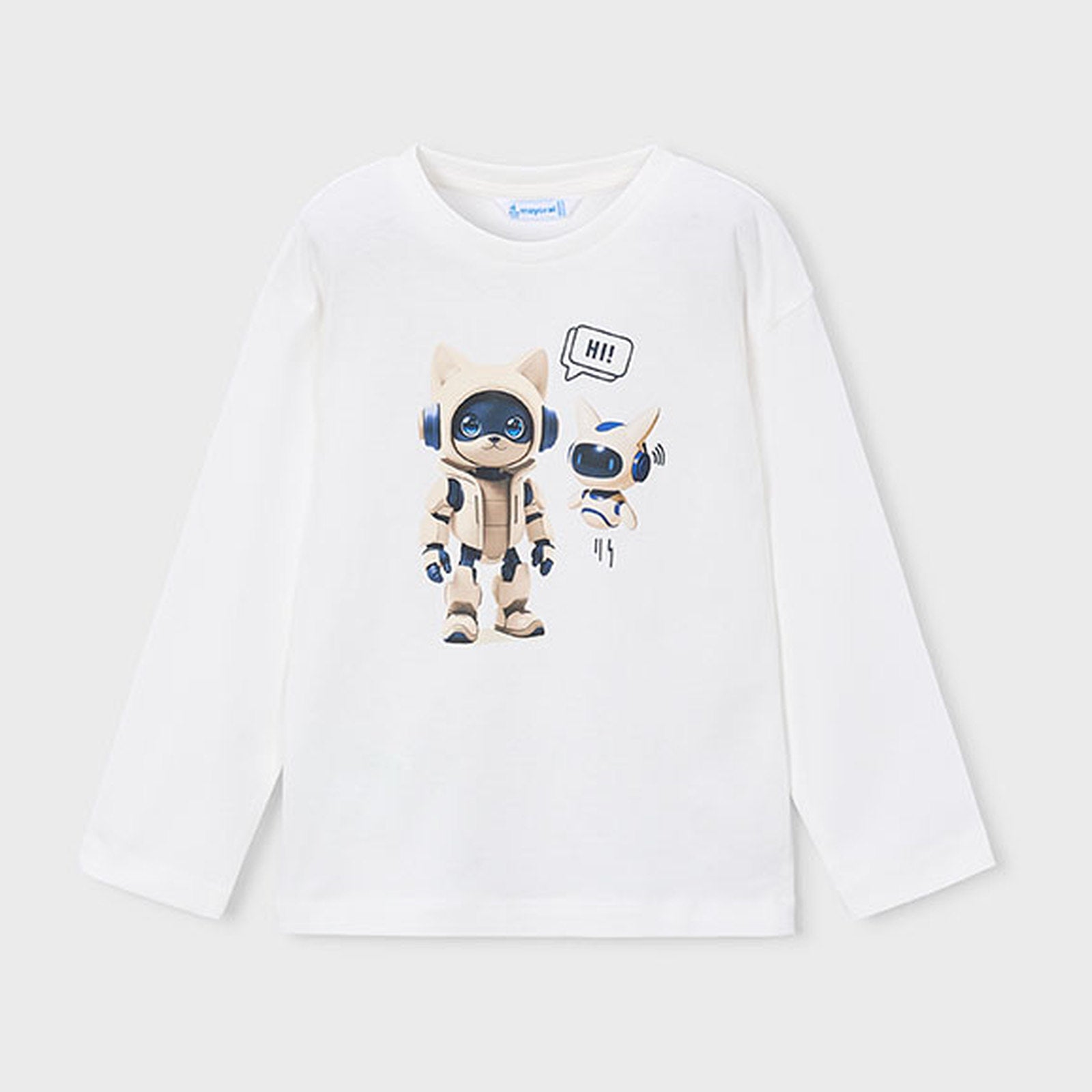 Mayoral L/s Shirt Cream 4014 – front