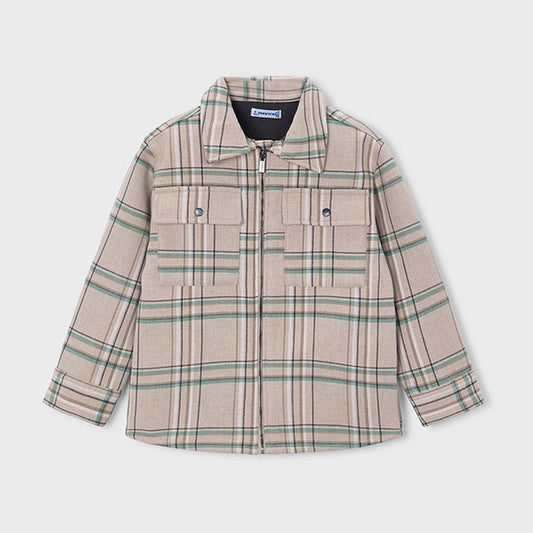 Mayoral Check Jacket Dark 4466 – front