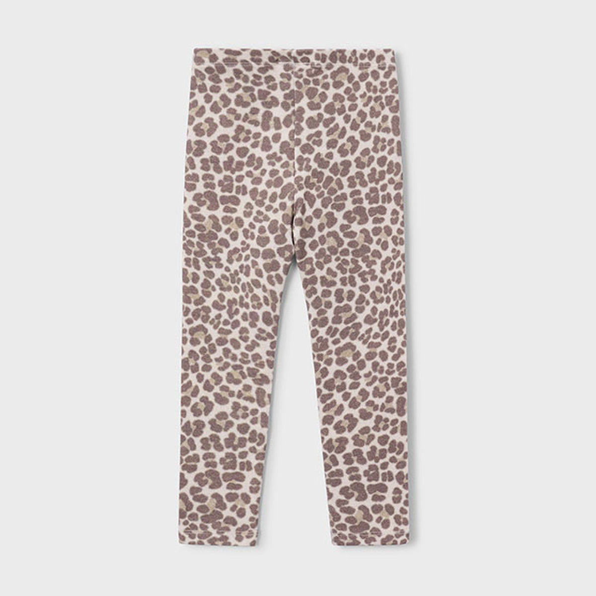 Mayoral Knit Printed Leggings Chestnut 4701 – back