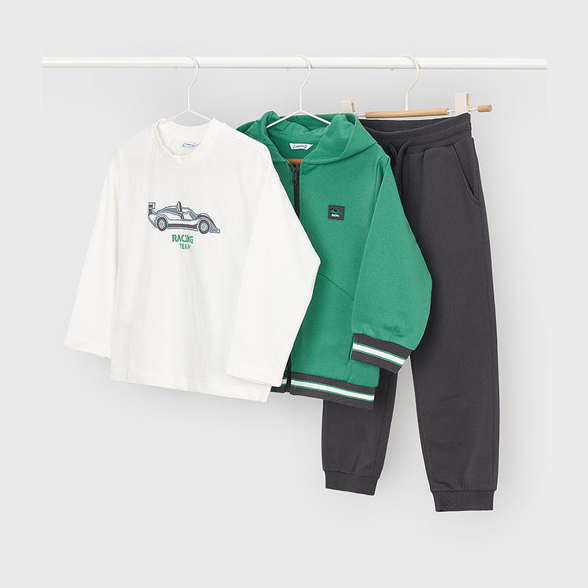 Mayoral Tracksuit Racing Team T-Shirt Acacia 4810 – front