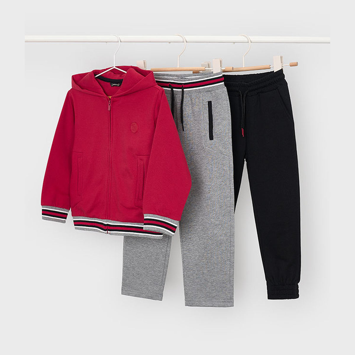 Mayoral 2 Piece Tracksuit With Hoodie Red 4812 – front
