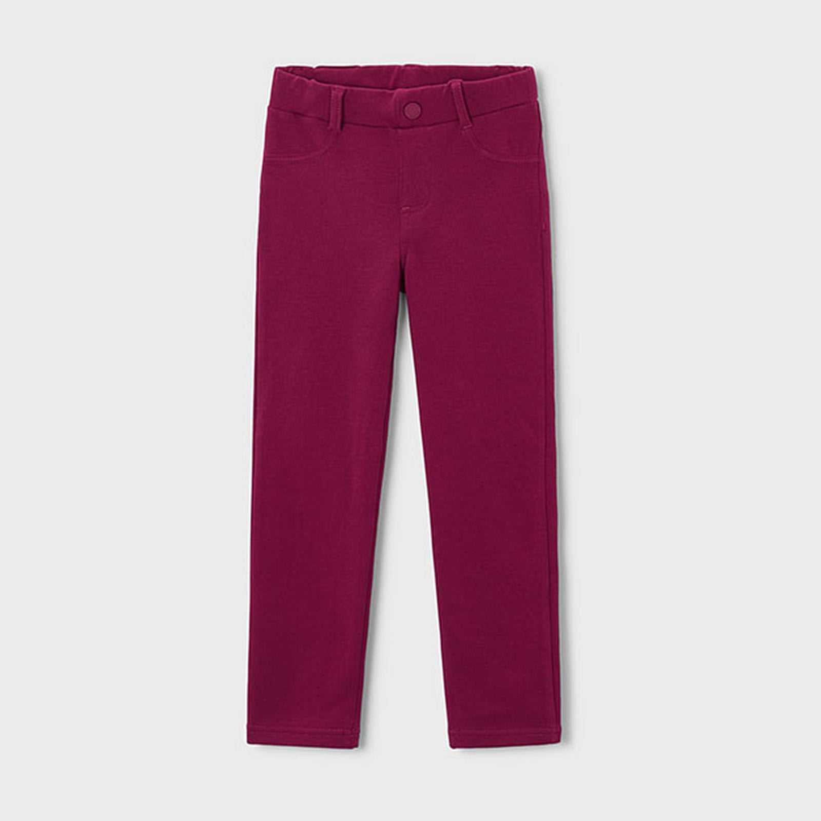 Mayoral Fleece Basic Trousers Raspberry 511 – front