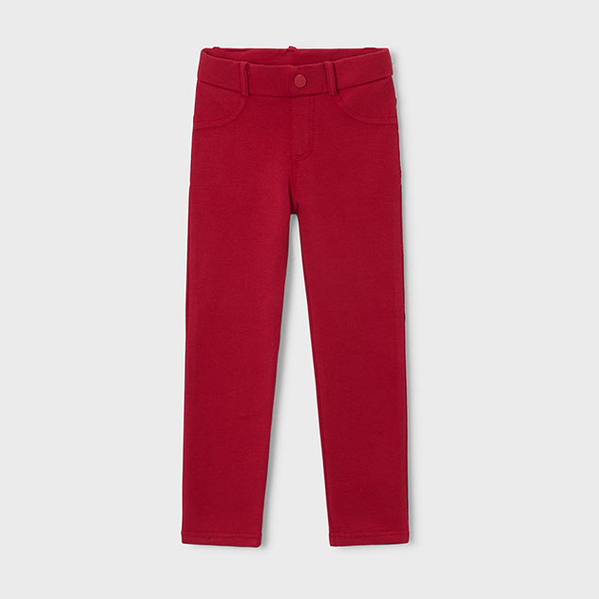 Mayoral Fleece Basic Trousers Red 511 – front