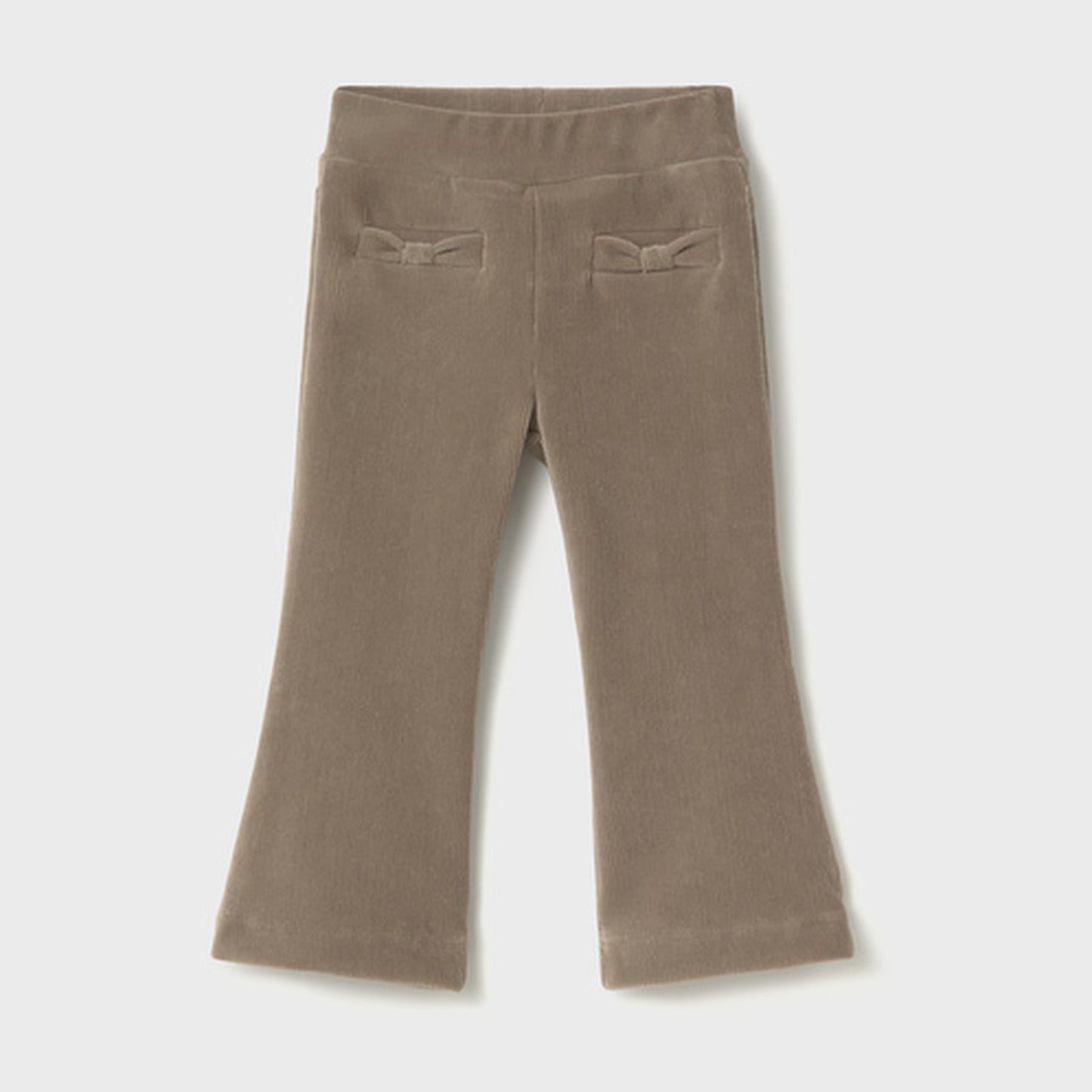 Mayoral Basic Cord Knit Trousers Walnut 514 – front