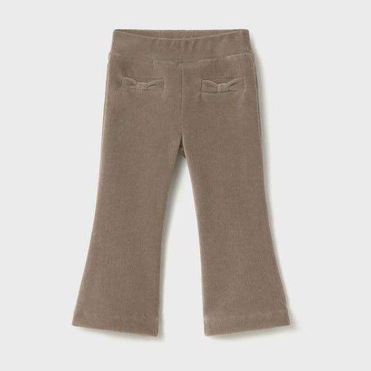 Mayoral Basic Cord Knit Trousers Walnut 514 – front