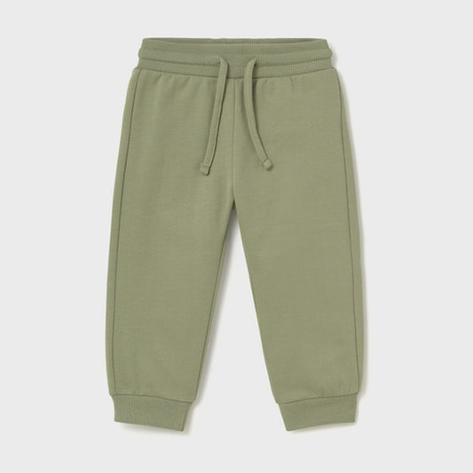 Mayoral Basic Cuffed Fleece Trousers Bayleaf 704 – front