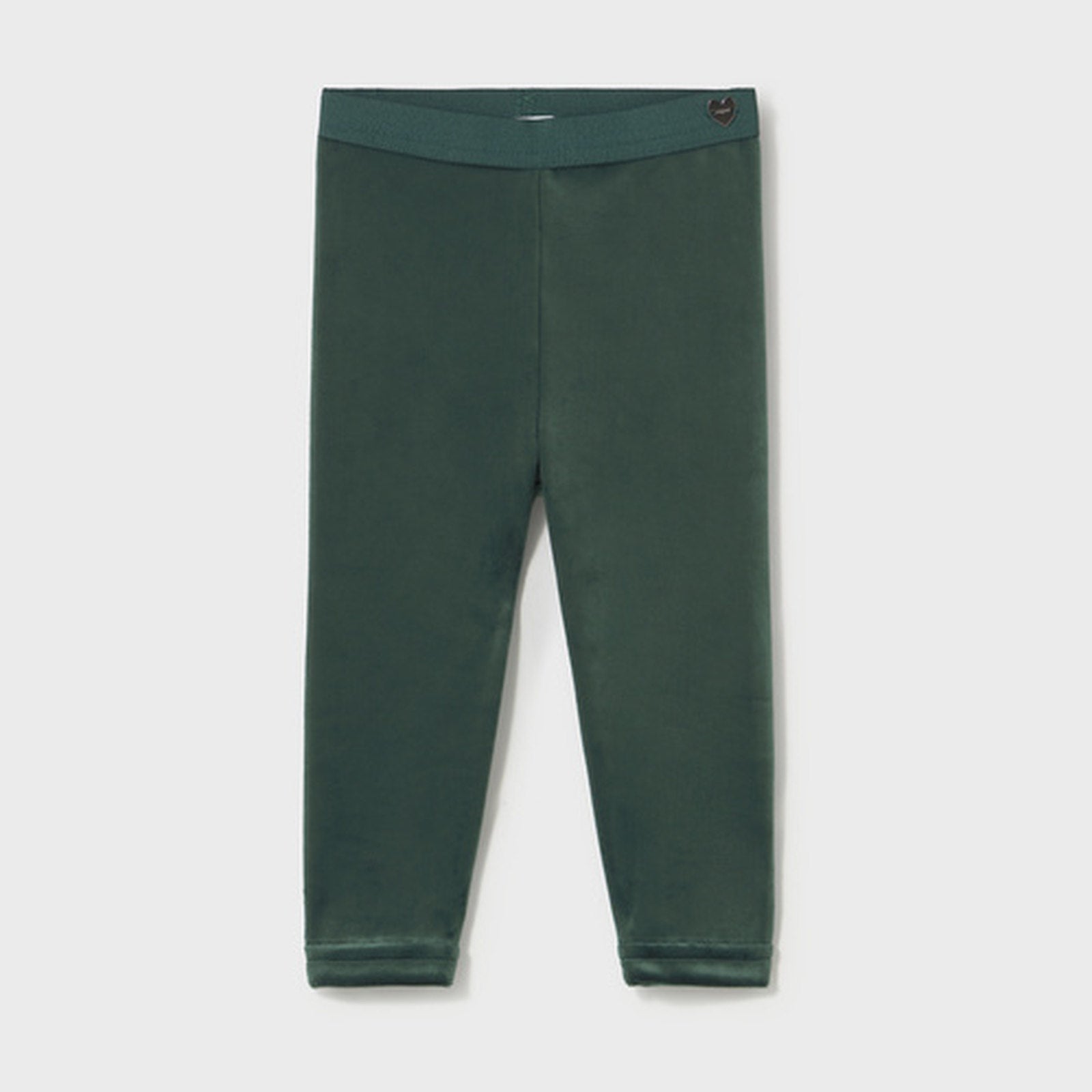Mayoral Basic Velvet Leggings Nenufar Green 727 – front