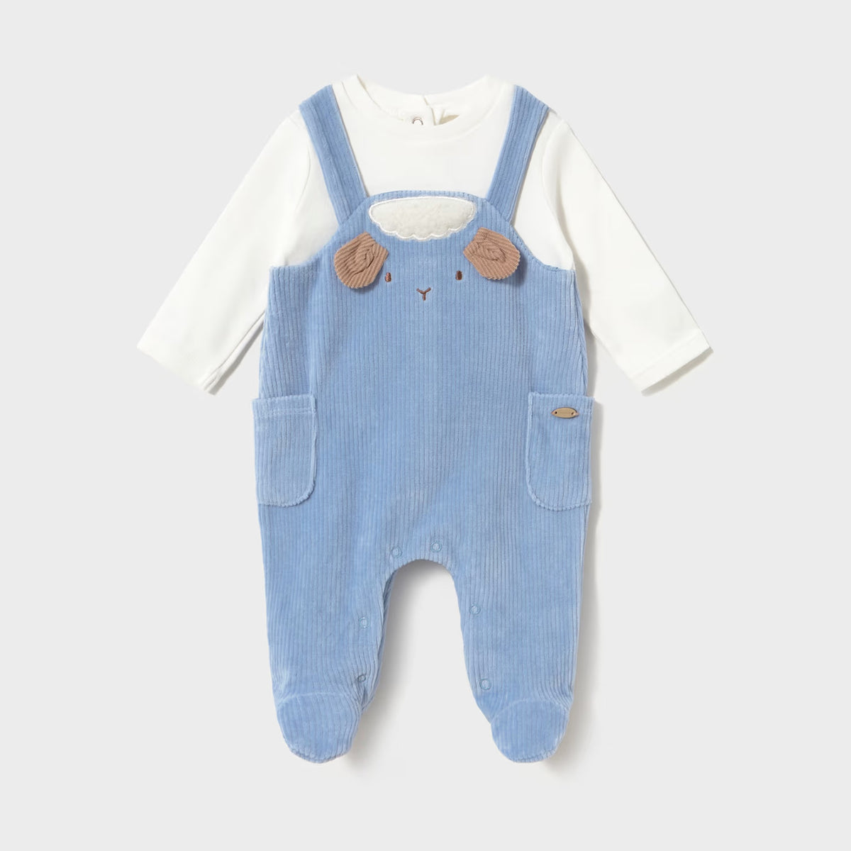 Mayoral Cord Rompers Rain 2660