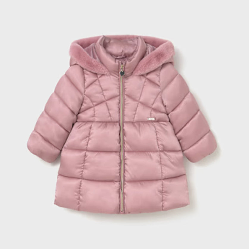 Mayoral Long coat Orchid 2436
