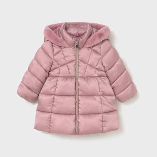 Mayoral Long coat Orchid 2436