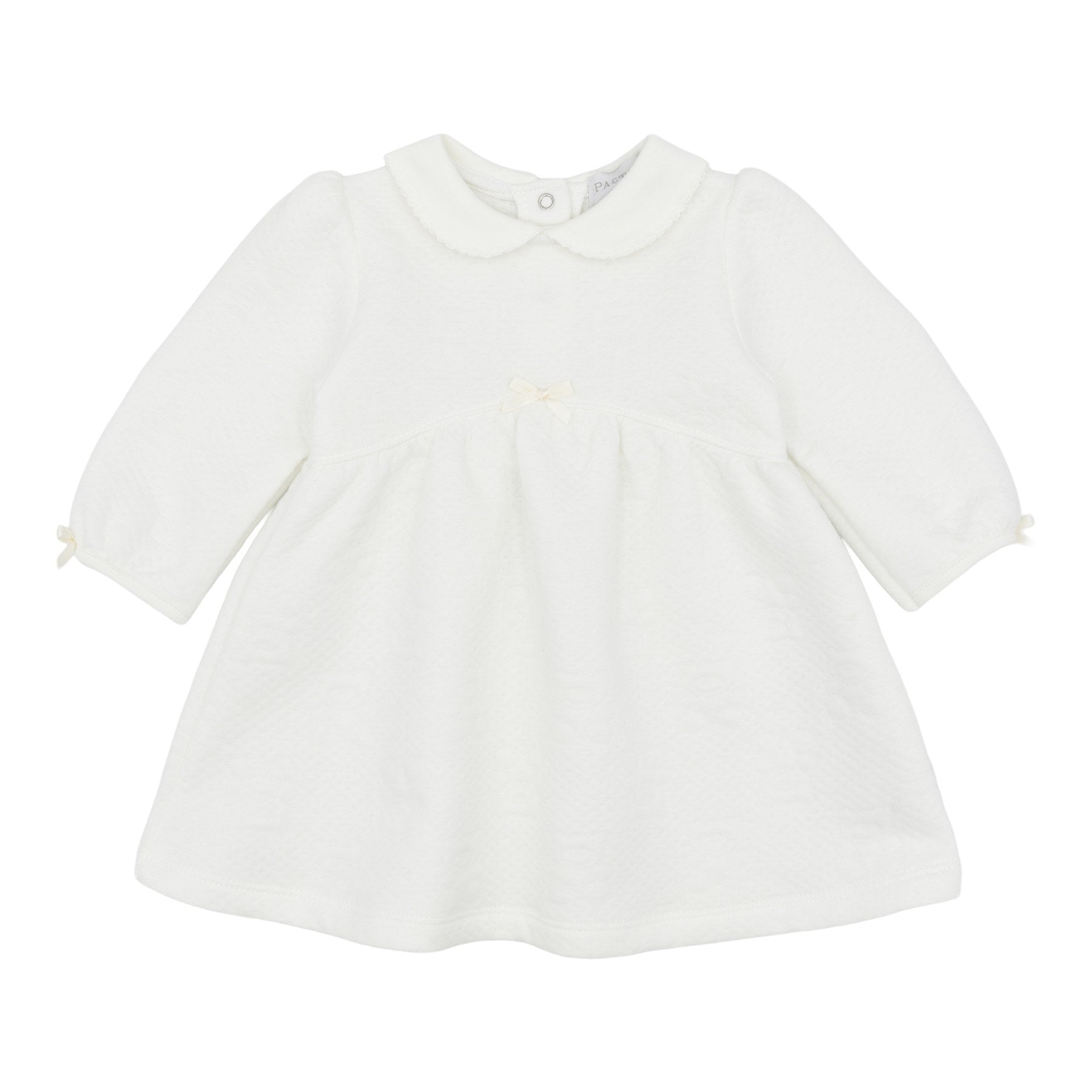 Pastels & Co Girls Kanga Soft Dress Ivory PA-30-03K – front view