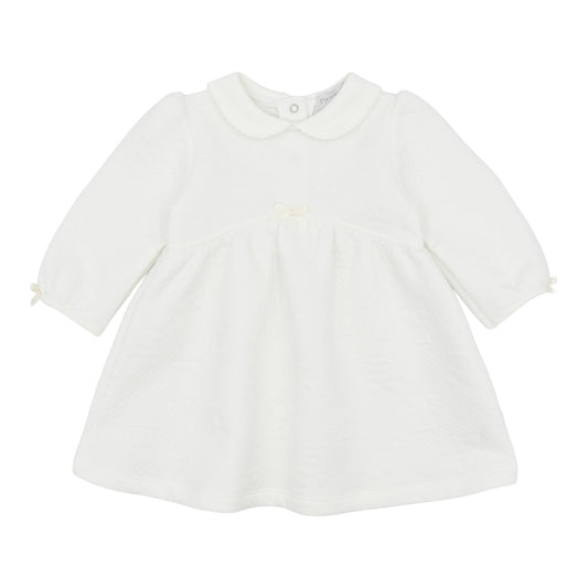 Pastels & Co Girls Kanga Soft Dress Ivory PA-30-03K – front view