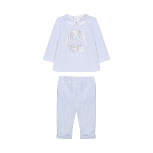 Patachou Boys Set Knit Blue CON4333049 - front