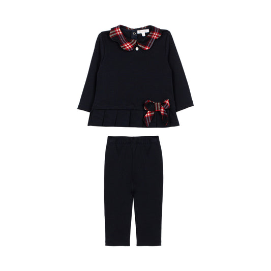Patachou Girls Set Knit Marine CON4333264 - front