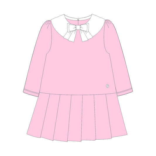 Patachou Girls Dress Woven Pale Pink VET4333271 - front