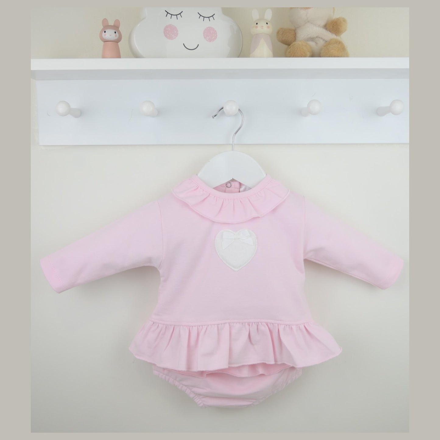Pex Girls Portia Pants Suit Pink/Ivory B0980014 – main product view