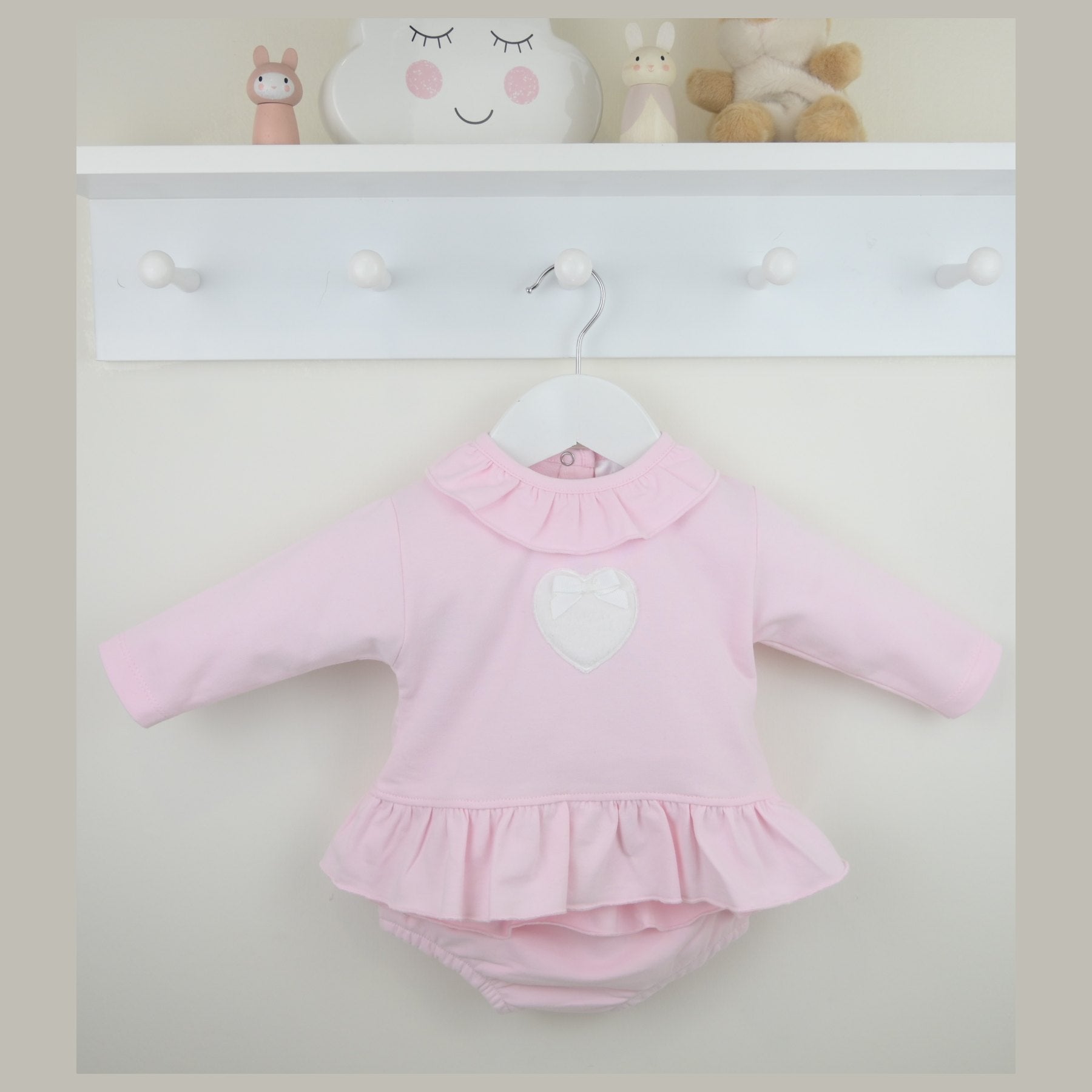 Pex Girls Portia Pants Suit Pink/Ivory B0980014 – main product view