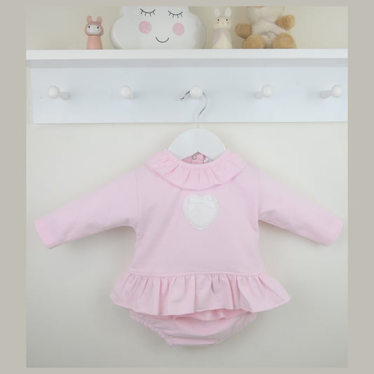 Pex Girls Portia Pants Suit Pink/Ivory B0980014 – main product view