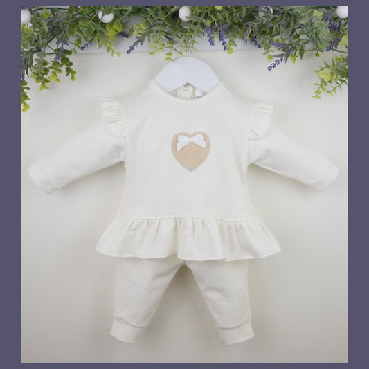 Pex Girls Portia Suit Ivory/Natural B0982007 – main product view